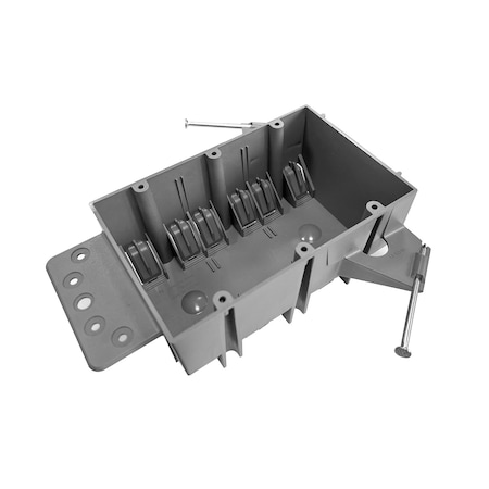 Energetic Lighting Electrical Box, 3, Plastic, Rectangle Shape, 40 PK EPB-3G44